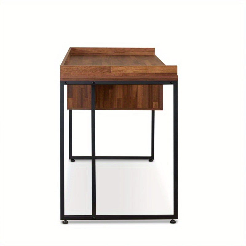 Sara Walnut and Sandy Black Finish Writing Desk